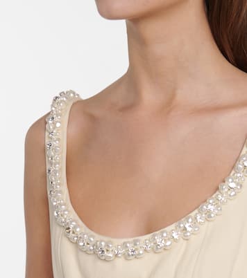 Robe midi en coton à ornements | Simone Rocha