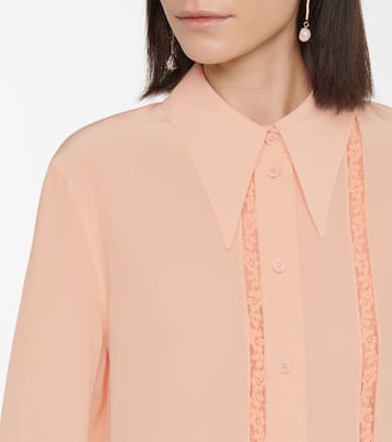 Seidenbluse aus Crêpe de Chine | Chloé