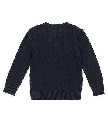 Cotton cable-knit sweater | Polo Ralph Lauren Kids
