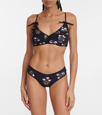 Culotte de bikini à fleurs | Giambattista Valli