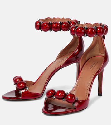 Sandalen La Bombe 90 aus Lackleder | Alaïa