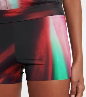 Bedruckte Mid-Rise Shorts | Louisa Ballou