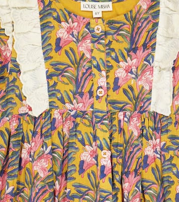 Robe Elisabeth en coton à fleurs | Louise Misha