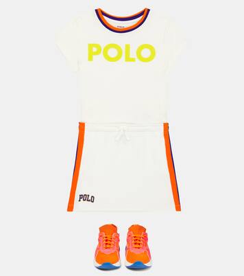 Jupe en coton mélangé à logo | Polo Ralph Lauren Kids
