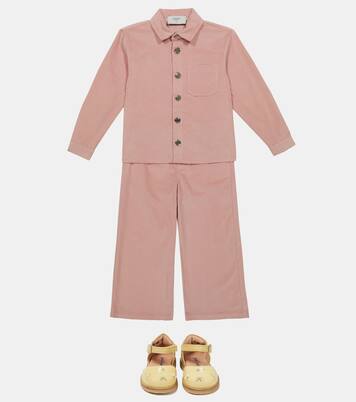 Cotton corduroy wide-leg pants | Paade Mode