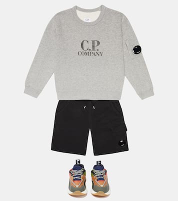 Sweatshirt Lens aus Baumwoll-Fleece | C.P. Company Kids