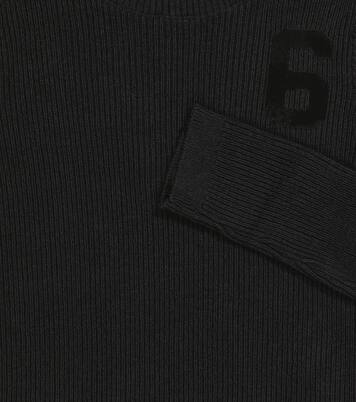 Ribbed-knit turtleneck sweater | MM6 Maison Margiela Kids