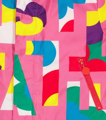 Logo printed technical jacket | Stella McCartney Kids