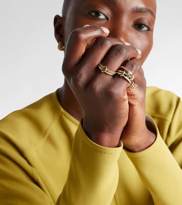 Anillo Marigold de oro amarillo de 18 ct con esmeraldas | Spinelli Kilcollin