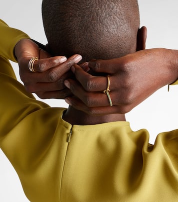 Anillo Marigold de oro amarillo de 18 ct con esmeraldas | Spinelli Kilcollin