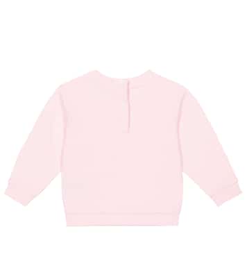 Baby logo cotton jersey sweatshirt | Balmain Kids