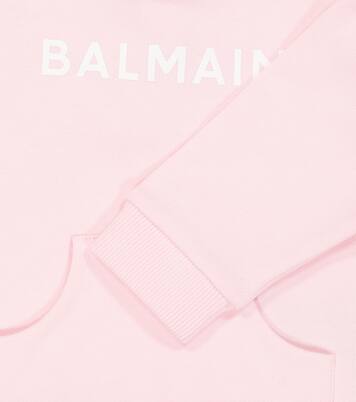 Baby logo cotton jersey sweatshirt | Balmain Kids
