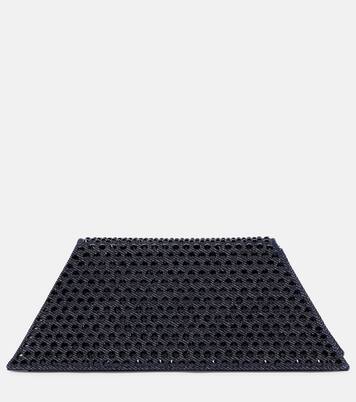 Superamini Yigit denim clutch | Amina Muaddi