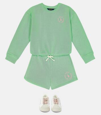 Pony cotton-blend shorts | Polo Ralph Lauren Kids