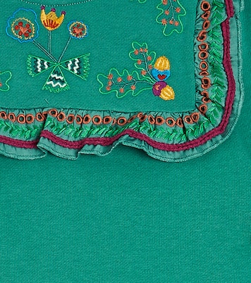 Embroidered cotton jersey dress | Stella McCartney Kids