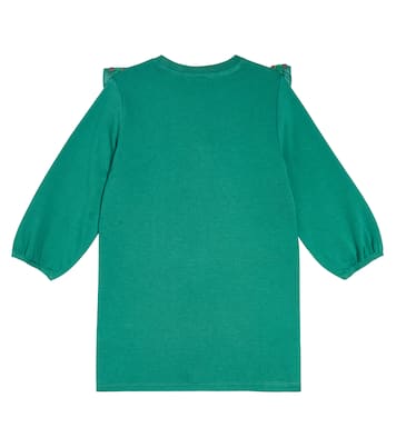 Embroidered cotton jersey dress | Stella McCartney Kids