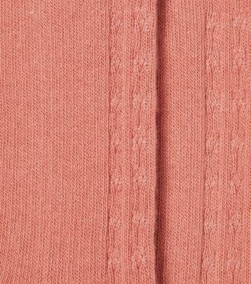 Chukata ribbed-knit cotton-blend tights | Louise Misha