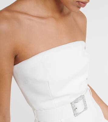 Bridal Mirabella tulle and crêpe gown | Rebecca Vallance