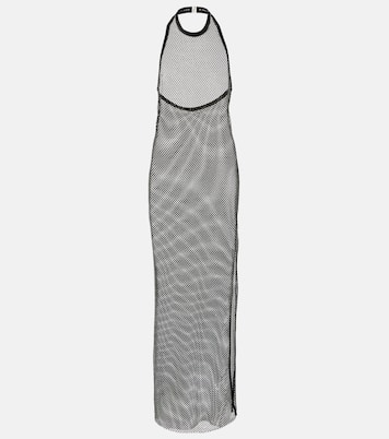 Maxikleid Inaya aus Mesh mit Kristallen | Simkhai