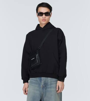 Pouch Explorer en cuir à bandoulière | Balenciaga