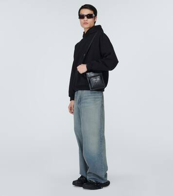 Pouch Explorer en cuir à bandoulière | Balenciaga