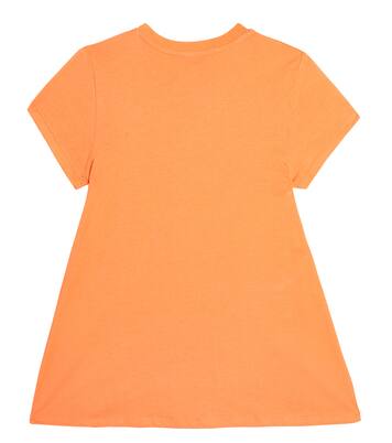 Printed cotton jersey T-shirt dress | Kenzo Kids