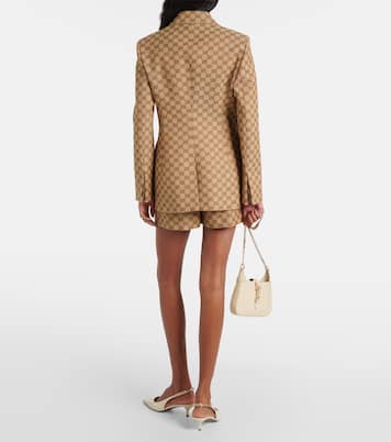 GG Canvas double-breasted blazer | Gucci