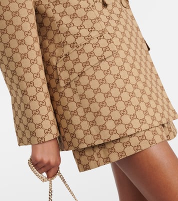 GG Canvas double-breasted blazer | Gucci