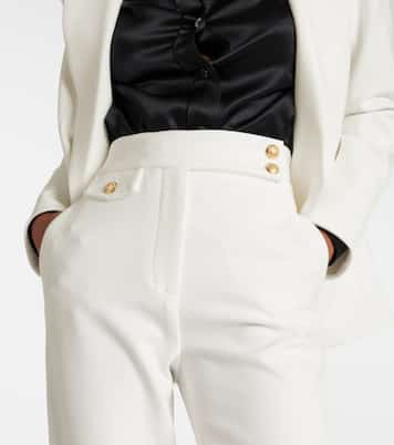 Schmale Cropped Mid-Rise-Hose Renzo | Veronica Beard