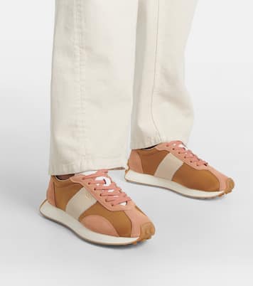 T Vintage suede and technical sneakers | Tod's