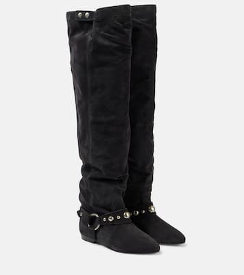 Selize suede over-the-knee boots | Isabel Marant