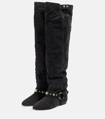Selize suede over-the-knee boots | Isabel Marant