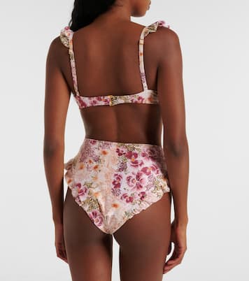 Bedrucktes Bikini-Oberteil Kiwi | Agua by Agua Bendita