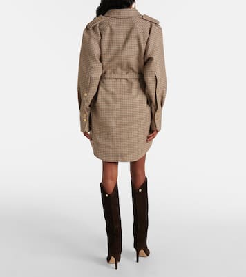 Abito corto in flanella di misto lana | Patou