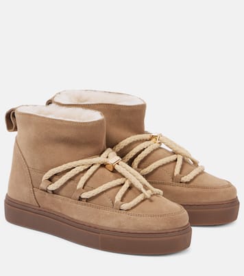 Shearling-lined suede ankle boots | Inuikii