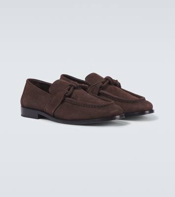 Astaire Knot suede loafers | Bottega Veneta
