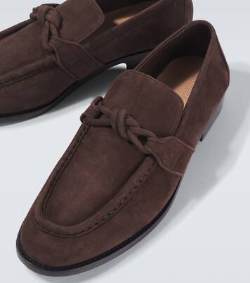 Astaire Knot suede loafers | Bottega Veneta