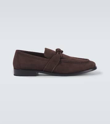 Astaire Knot suede loafers | Bottega Veneta