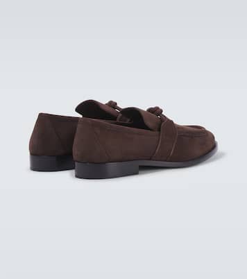 Astaire Knot suede loafers | Bottega Veneta