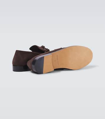 Astaire Knot suede loafers | Bottega Veneta
