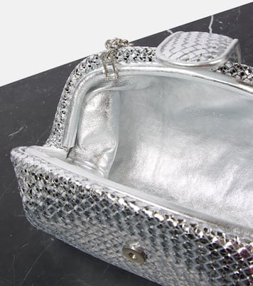 Lauren 1980 Medium leather clutch | Bottega Veneta