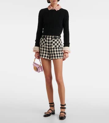 Verzierte Ballerinas Preshoes aus Leder  | Valentino Garavani