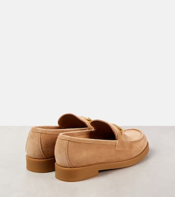 Loafers Maddie Diamond aus Veloursleder | Jimmy Choo