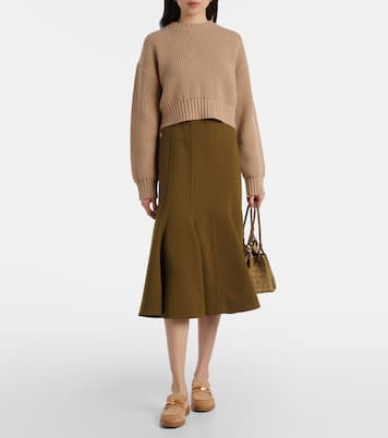 Loafers Maddie Diamond aus Veloursleder | Jimmy Choo