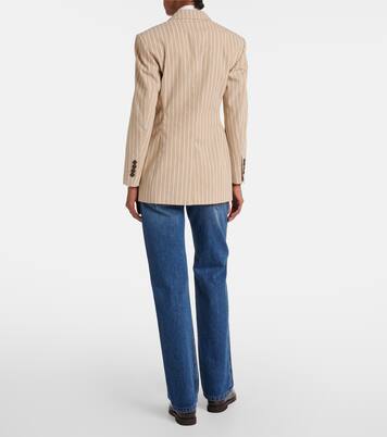 Blazer de algodón y seda | Brunello Cucinelli