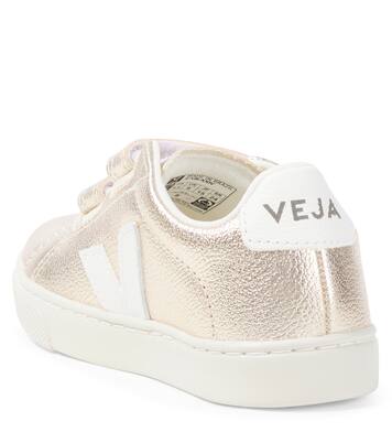 Esplar metallic leather sneakers | Veja Kids