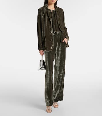 Blazer Kyla en velours | Velvet