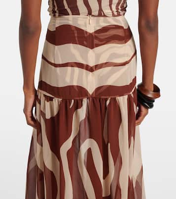 Bedruckter Midirock Bohemia | Johanna Ortiz