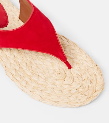 Sandalen Amalfi aus Veloursleder  | Paris Texas