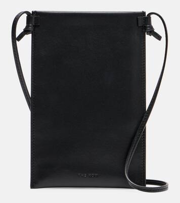 Camie leather pouch with strap | The Row
